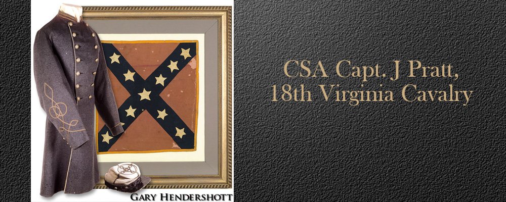 CSA Captain J Pratt 18th Virginia Calvary uniform