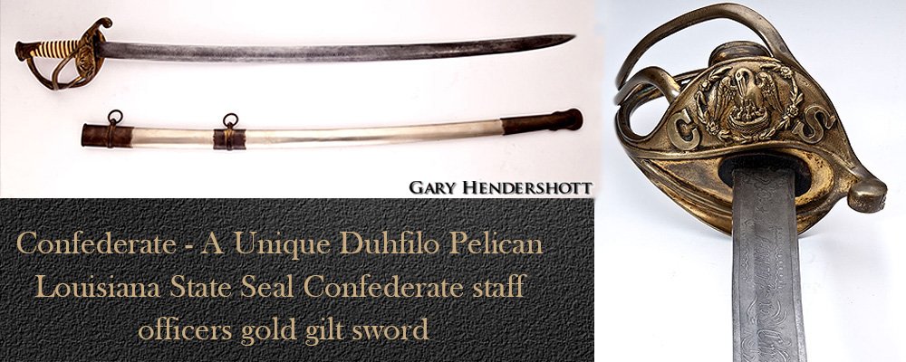 A unique Duhfilo pelican sword