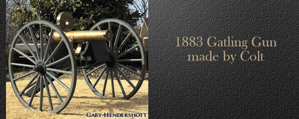 1883 Colt Gatling gun