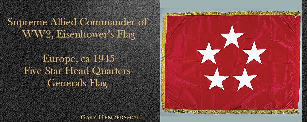 Five Star Headquarters Generals Flag