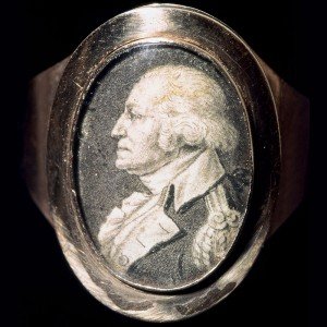 W14 G. Washington Mourning Ring