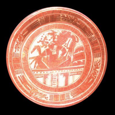 07 Mayan ceramic plate