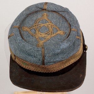 09 Confederate kepi with quatrefoil