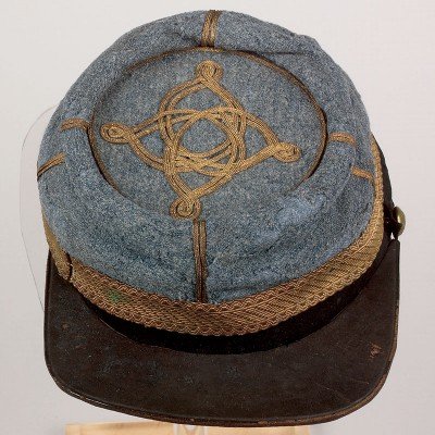 09 Confederate kepi with quatrefoil